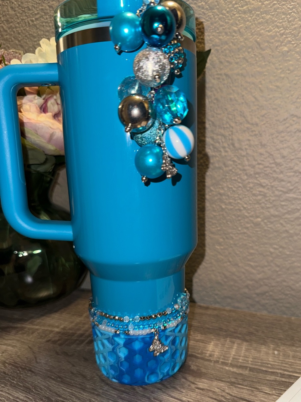Starbucks X Stanley Turquoise Blue Travel Tumbler with accessories
